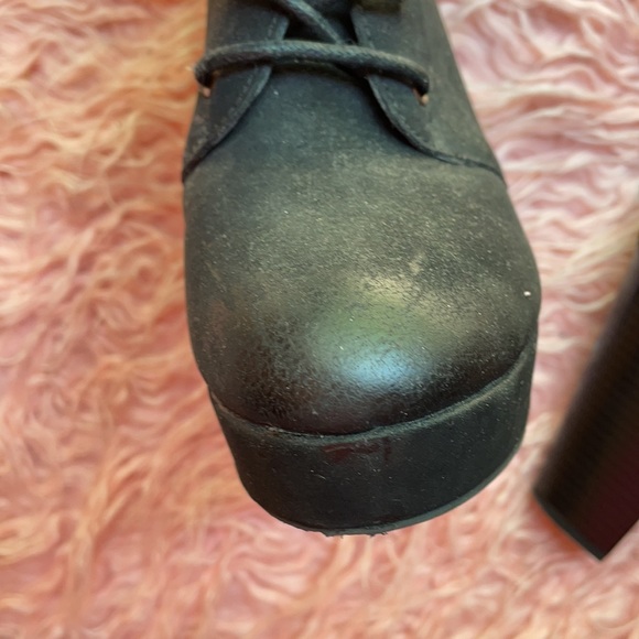 Mossimo Supply Co. Black Platform Ankle Booties - Picture 7 of 13